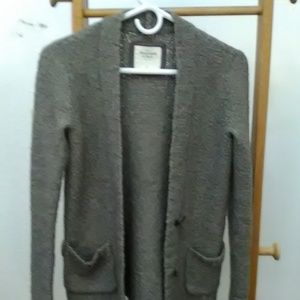 A & F  Women's Cardigan sweater S (some damage)